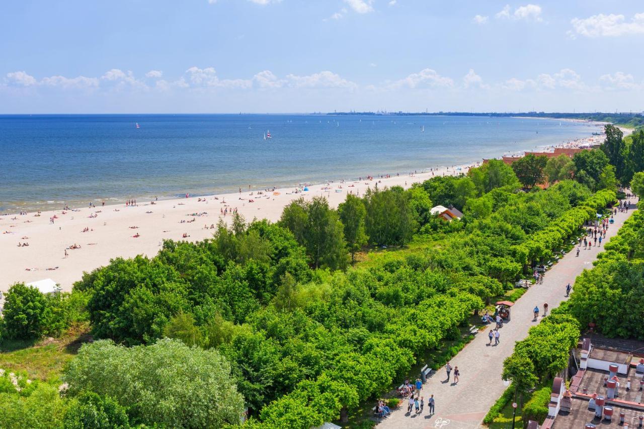 Ferienwohnung Beach Front - Nautilius Danzig Exterior foto